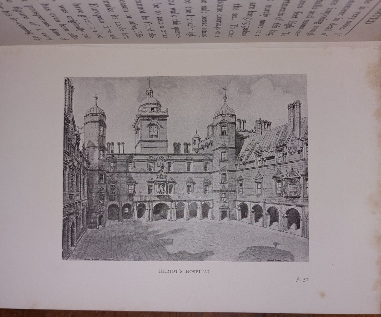 1913 2nd EDITION EDINBURGH REVISITED JAMES BONE & HANSLIP FLETCHER HARD COVER VG16
