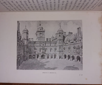 1913 2nd EDITION EDINBURGH REVISITED JAMES BONE & HANSLIP FLETCHER HARD COVER VG16