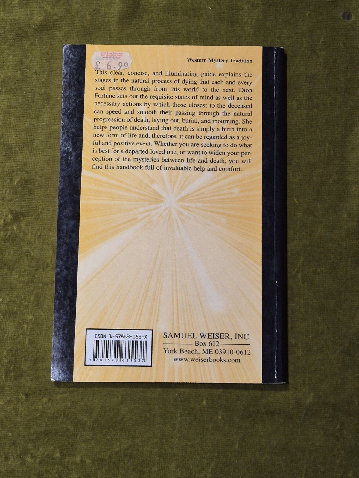 Through the Gates of Death by Fortune, Dion Paperback - SIL Trading1