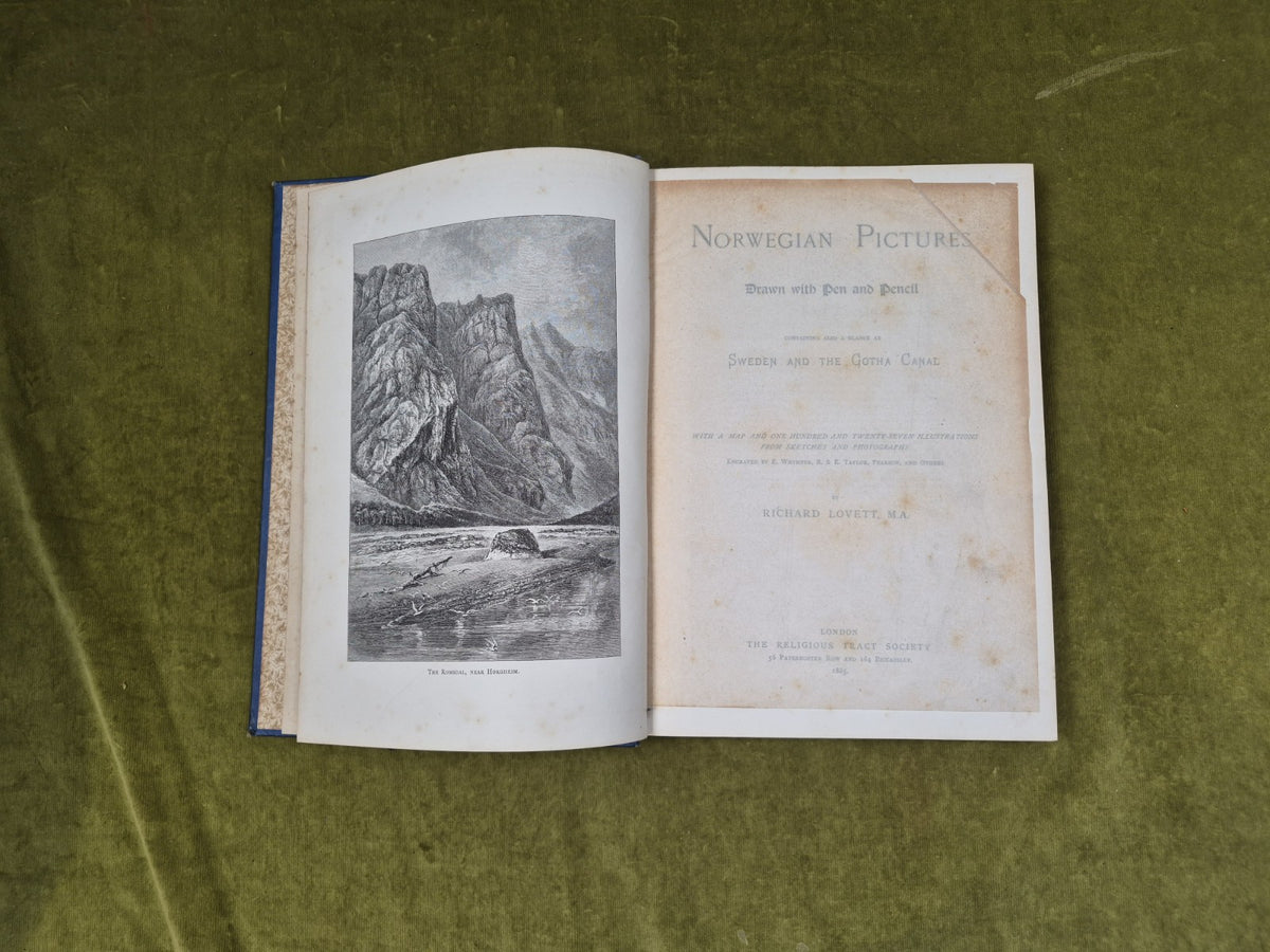 Norwegian Pictures Drawn With Pen And Pencil. Richard Lovett 18855