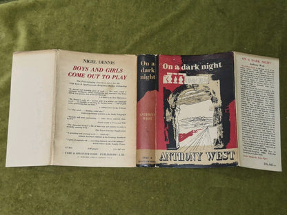 On A Dark Night Anthony West First Edition 1949  Dustjacket3