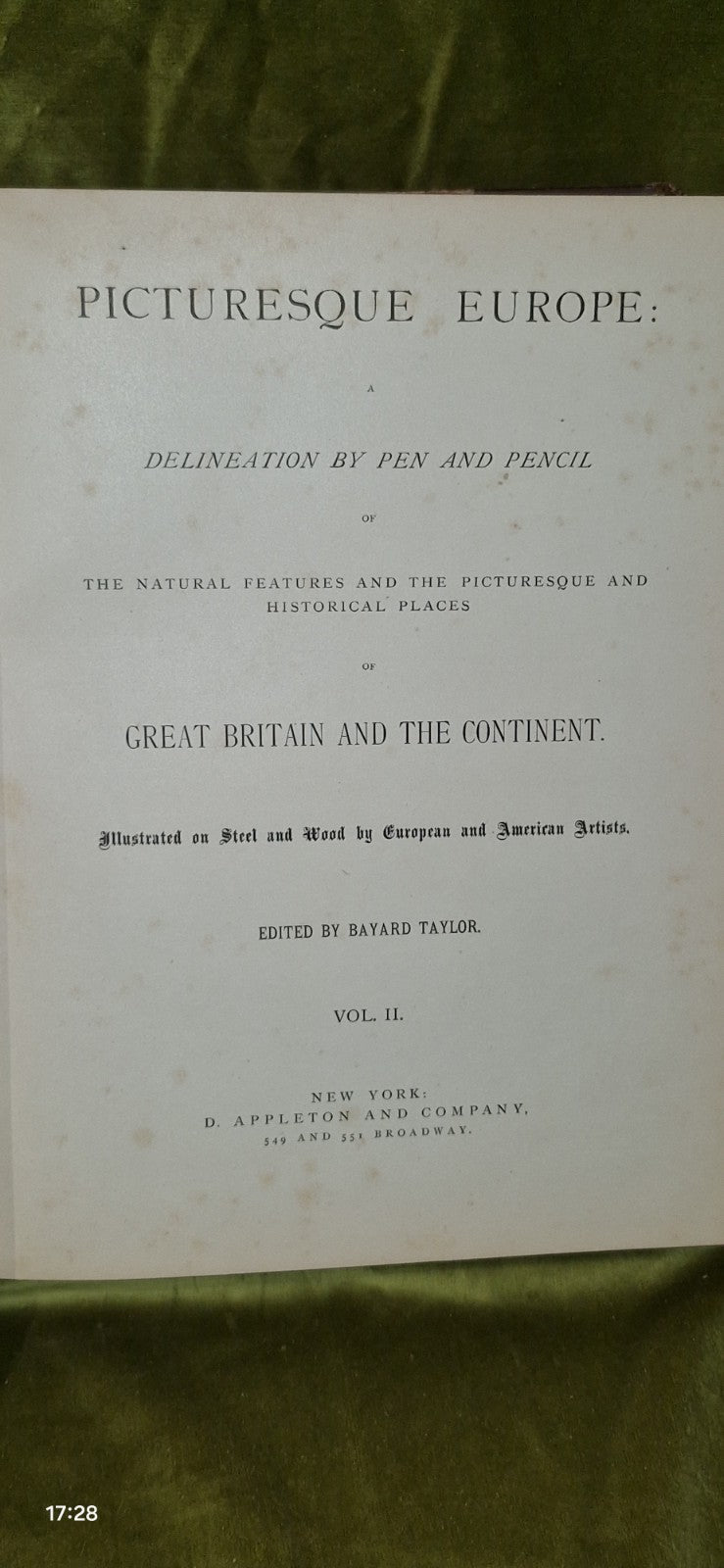 Picturesque Europe: Great Britain and the Continent 3 Volumes (First 1875-1879)11