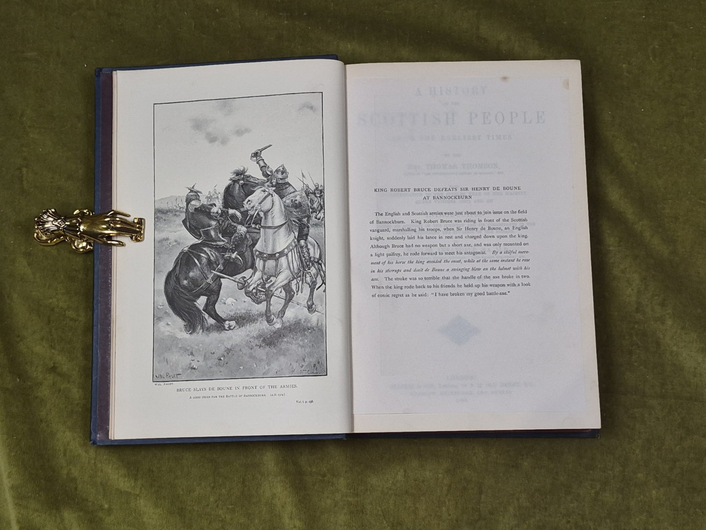 A History of The Scottish People in 6 Vols - Thomas Thomson , Blackie 18935