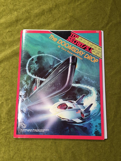Top Secret S.I. The Doomsday Drop Tracy Raye Hickman TSR VTG Game Accessory 76270