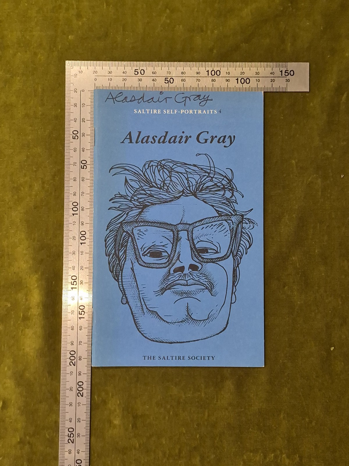 Saltire Self Portraits 4 - SIGNED by Alasdair Gray 1988 original pamplet2
