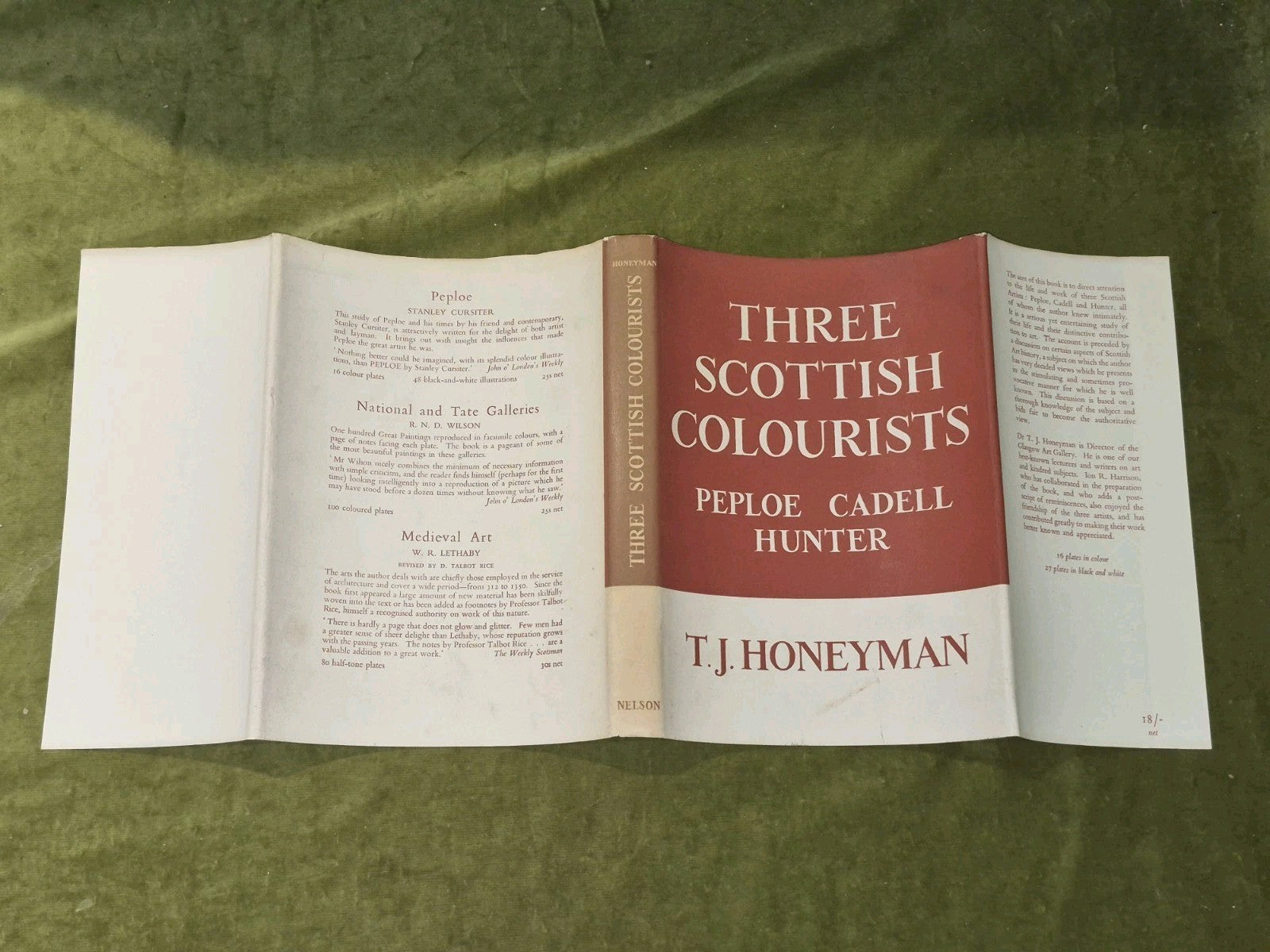 Three Scottish Colourists by Peploe Cadell Hunter, T.J. Honeyman (1950)3