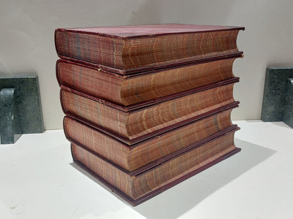 Chamber's Encyclopaedia 10 Vol Set (1901) Heavy Quarter Leather Bound Books16