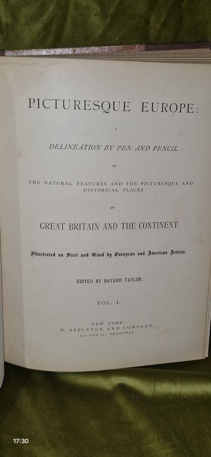 Picturesque Europe: Great Britain and the Continent 3 Volumes (First 1875-1879)21