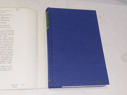 Sir John Brunner : Radical Plutocrat 1842–1919 By Stephen E. Koss (1970) Hb Book3