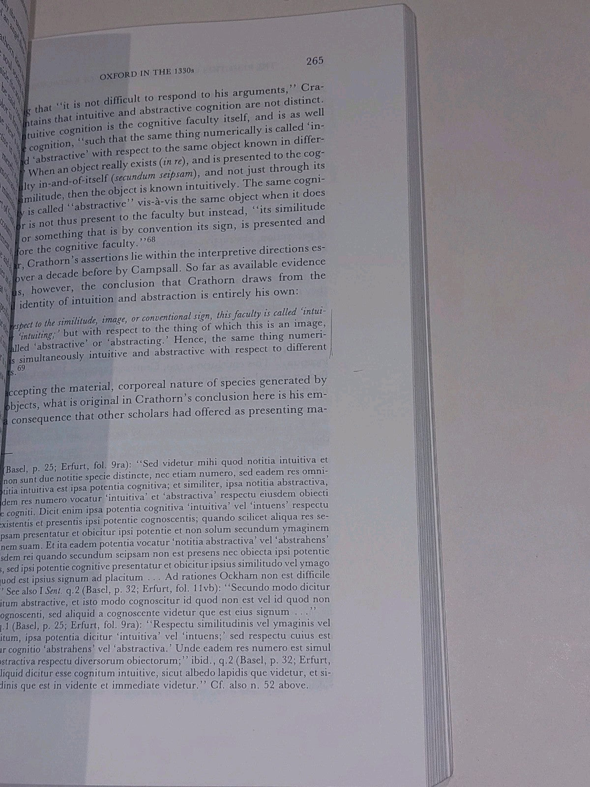 Vision and Certitude in the Age of Ockham  Katherine Tachau (1988) Pb Book6