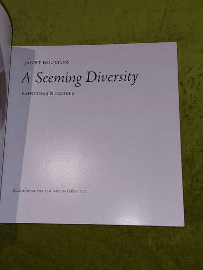 A Seeming Diversity By Janet Boulton (2018) Swindon Museum & Art Gallery Book2
