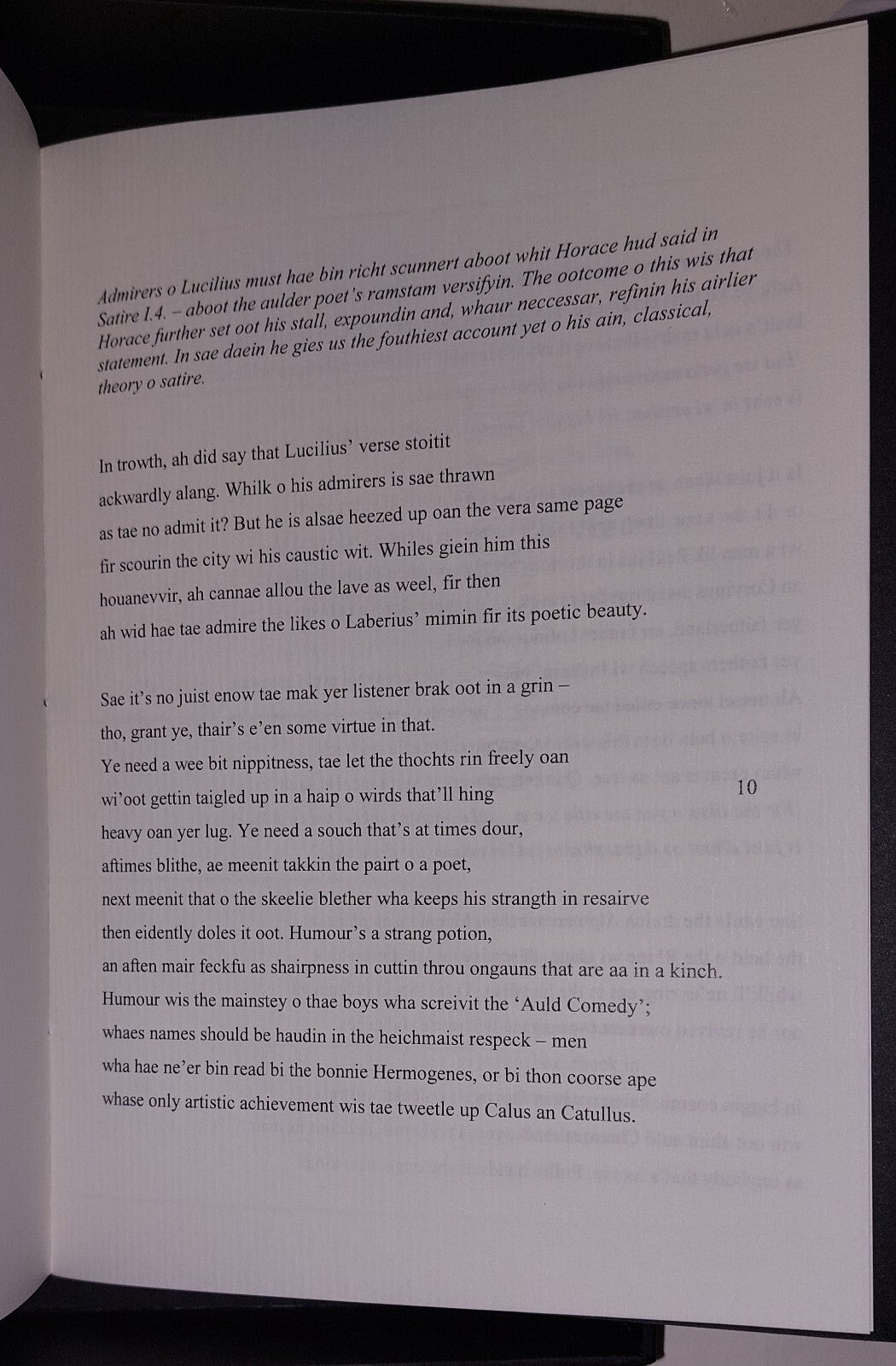 Rab Wilson 'Ye're There Horace. Limited Edition, Scots Poetry Collectable, Boxed17