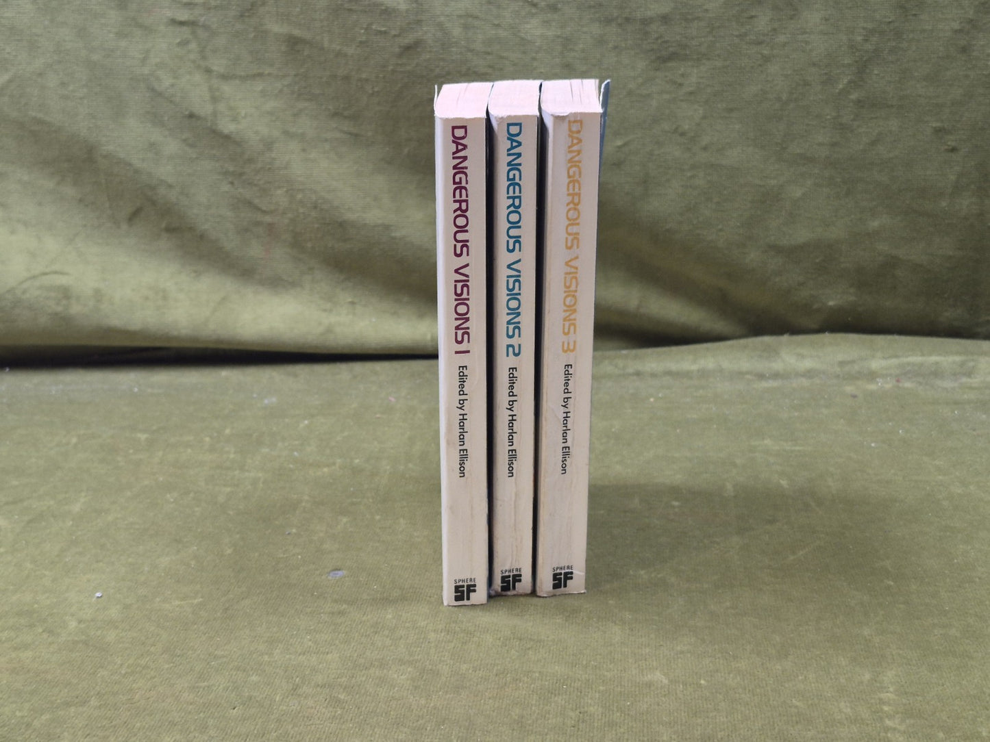Dangerous Visions 1-3 Harlan Ellison Isaac Asimov Sphere 1974 Paperbacks2