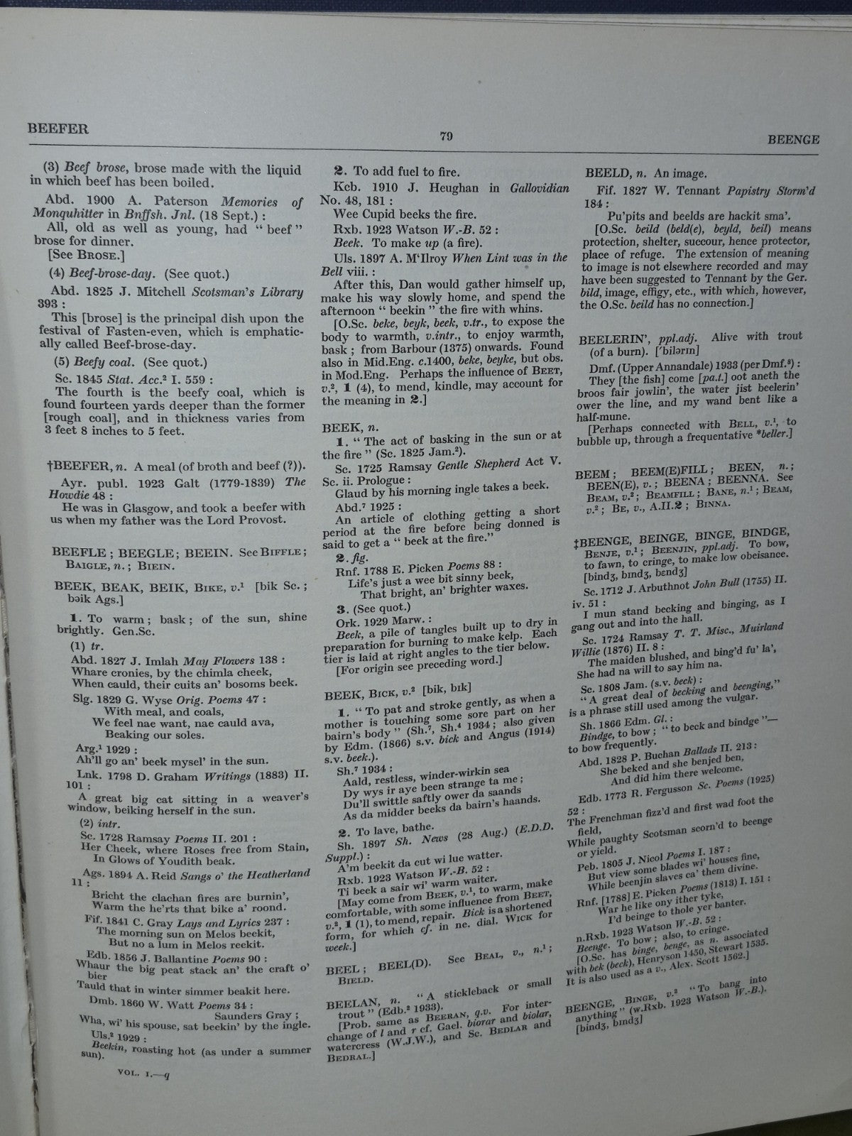 The Scottish National Dictionary (1941) William Grant Volumes 1-10 First Edition9