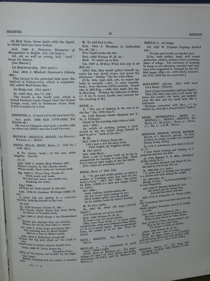 The Scottish National Dictionary (1941) William Grant Volumes 1-10 First Edition9