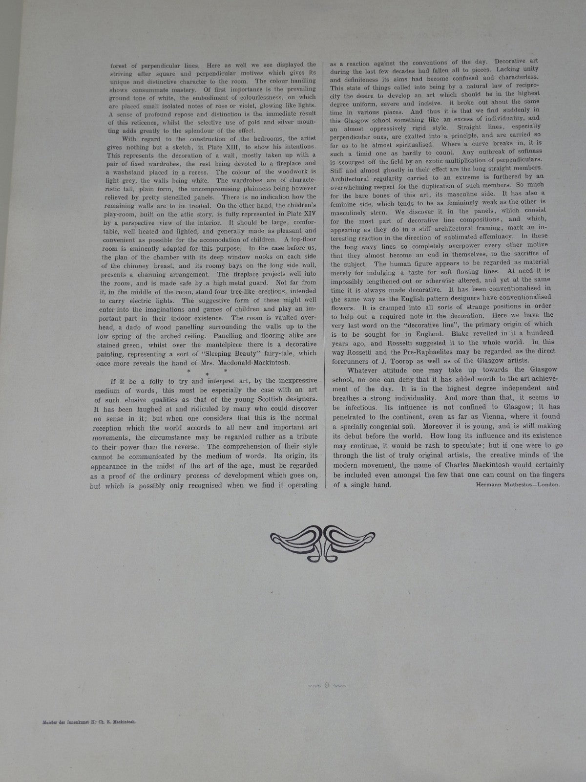 Charles Rennie Mackintosh Das Haus eines Kunstfreundes 2 Meister Incomplete5