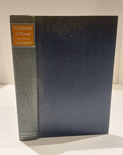 Vickers  A History By J. D. Scott  (1962) Hb Book0
