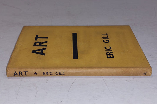 ART By Eric Gill (1946) [John Lane / Bodley Head] Hb Book1