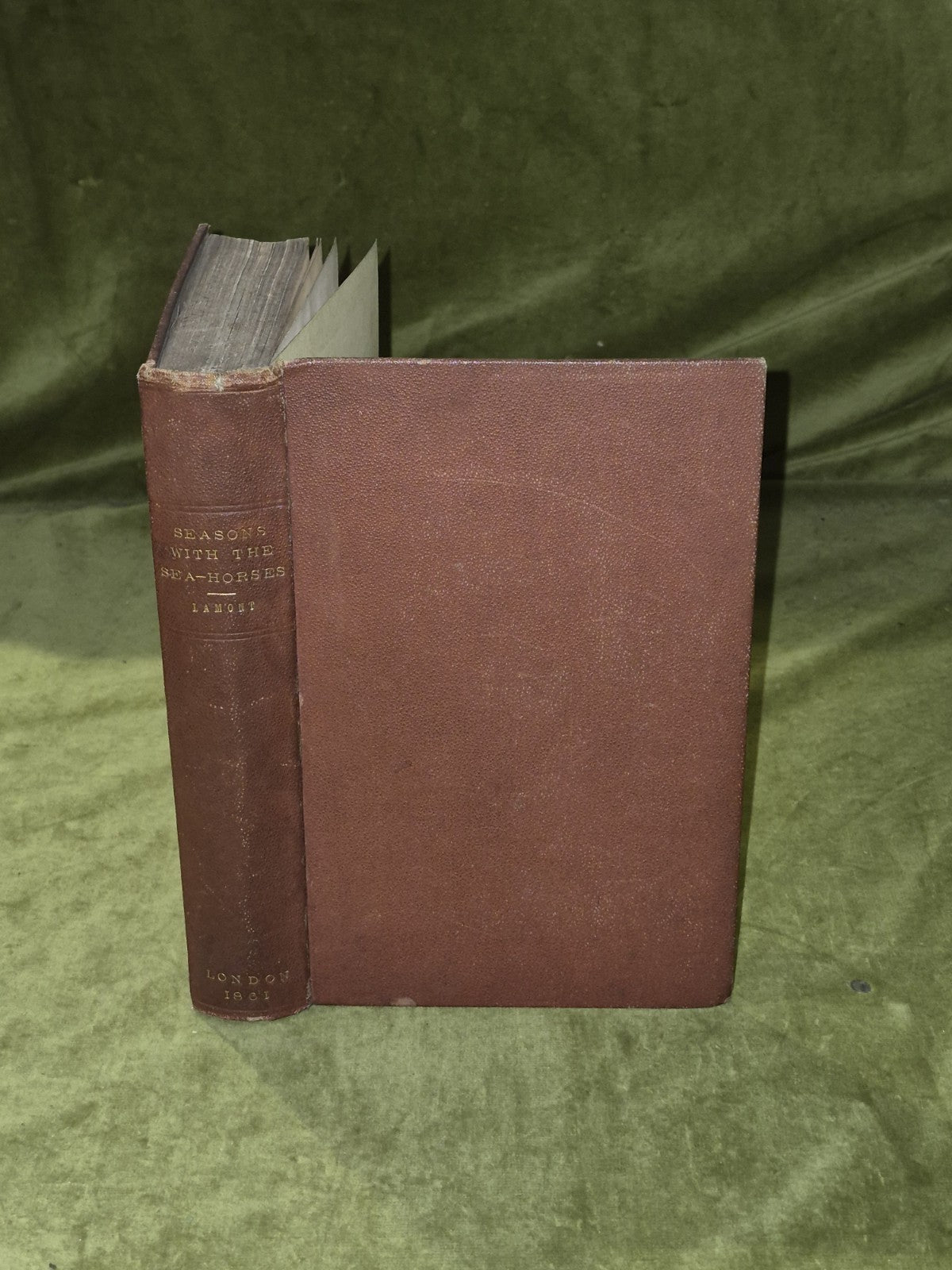Seasons with the Sea-Horses - James Lamont , Hurst & Blackett 18610
