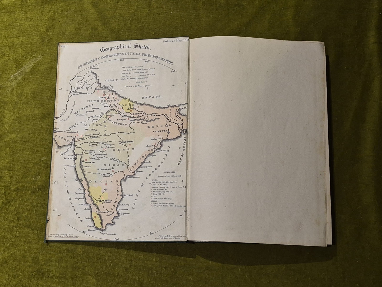 Historical Records of the Survey of India Vol II 1800-1815 - 1950 1st Ed.4