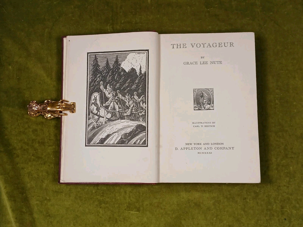 The Voyageur 1931 Grace Lee Nute , Appleton 1931 HB2