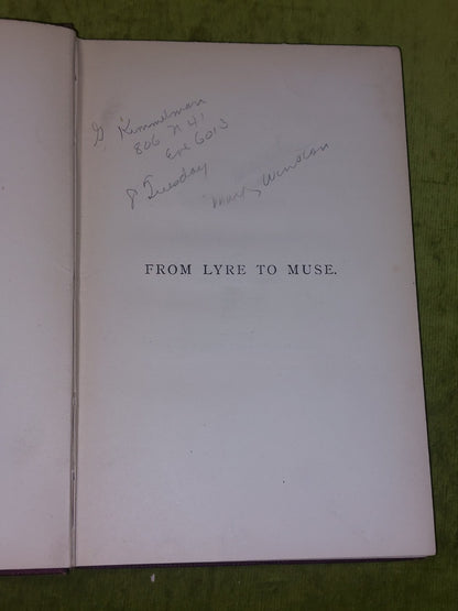 From Lyre to Muse: A History of the Aboriginal Union of Music (1890) J. Donovan4