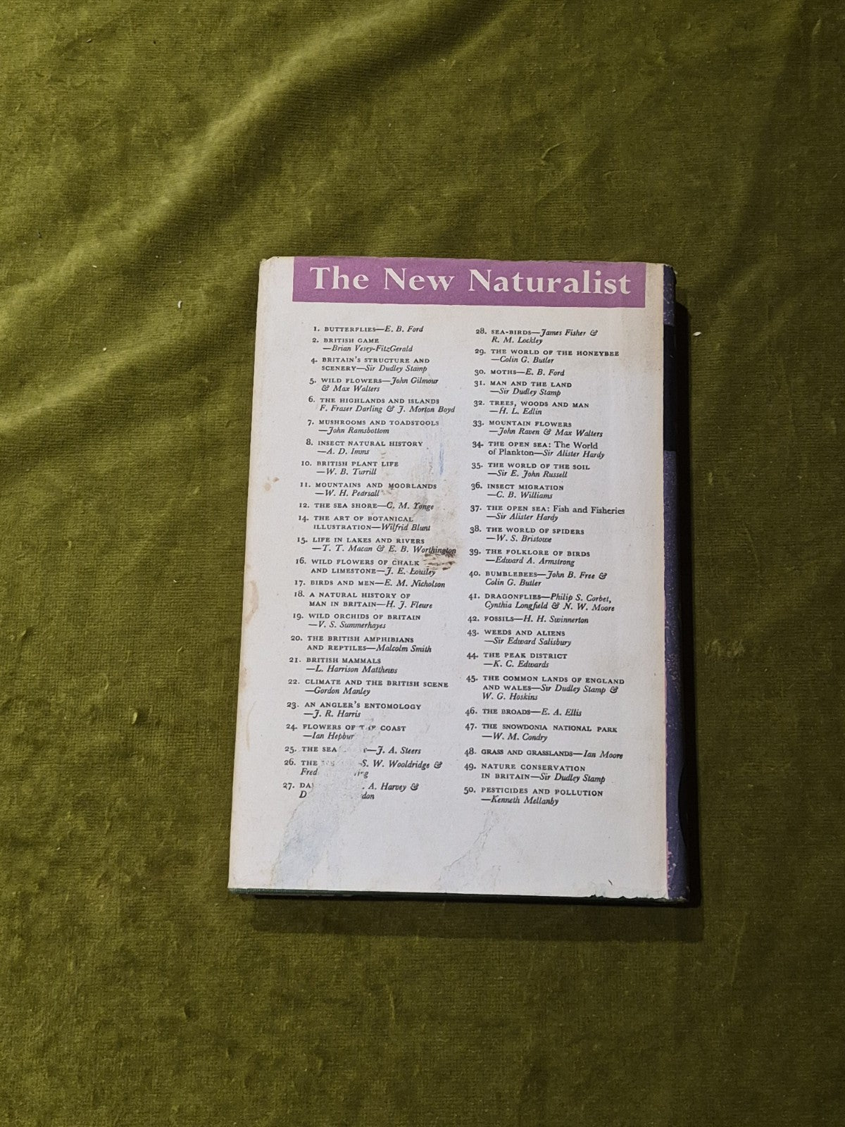 Bumblebees - New Naturalist - John B Free & Colin G Butler HB DJ 1968 reprint1