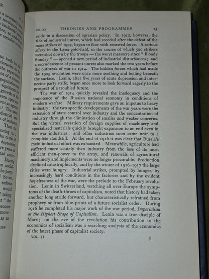 The Bolshevik Revolution E. H. Carr (1950 1952) Vols 1 and 27