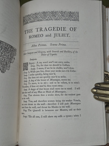 Plays of William Shakespeare Paterson Text of the First Folio c. 1880 Incomplete22