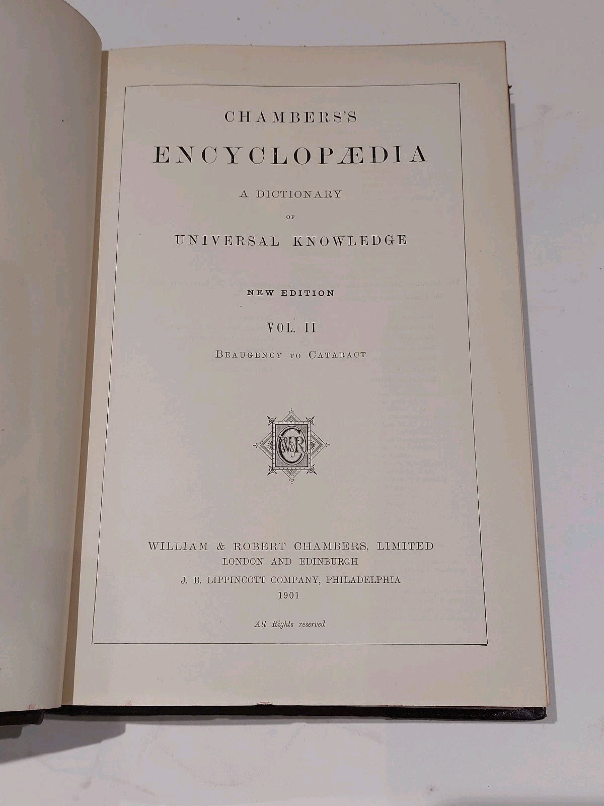 Chamber's Encyclopaedia 10 Vol Set (1901) Heavy Quarter Leather Bound Books10