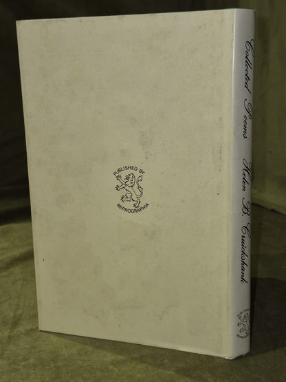 Collected Poems by Helen B. Cruickshank 19711
