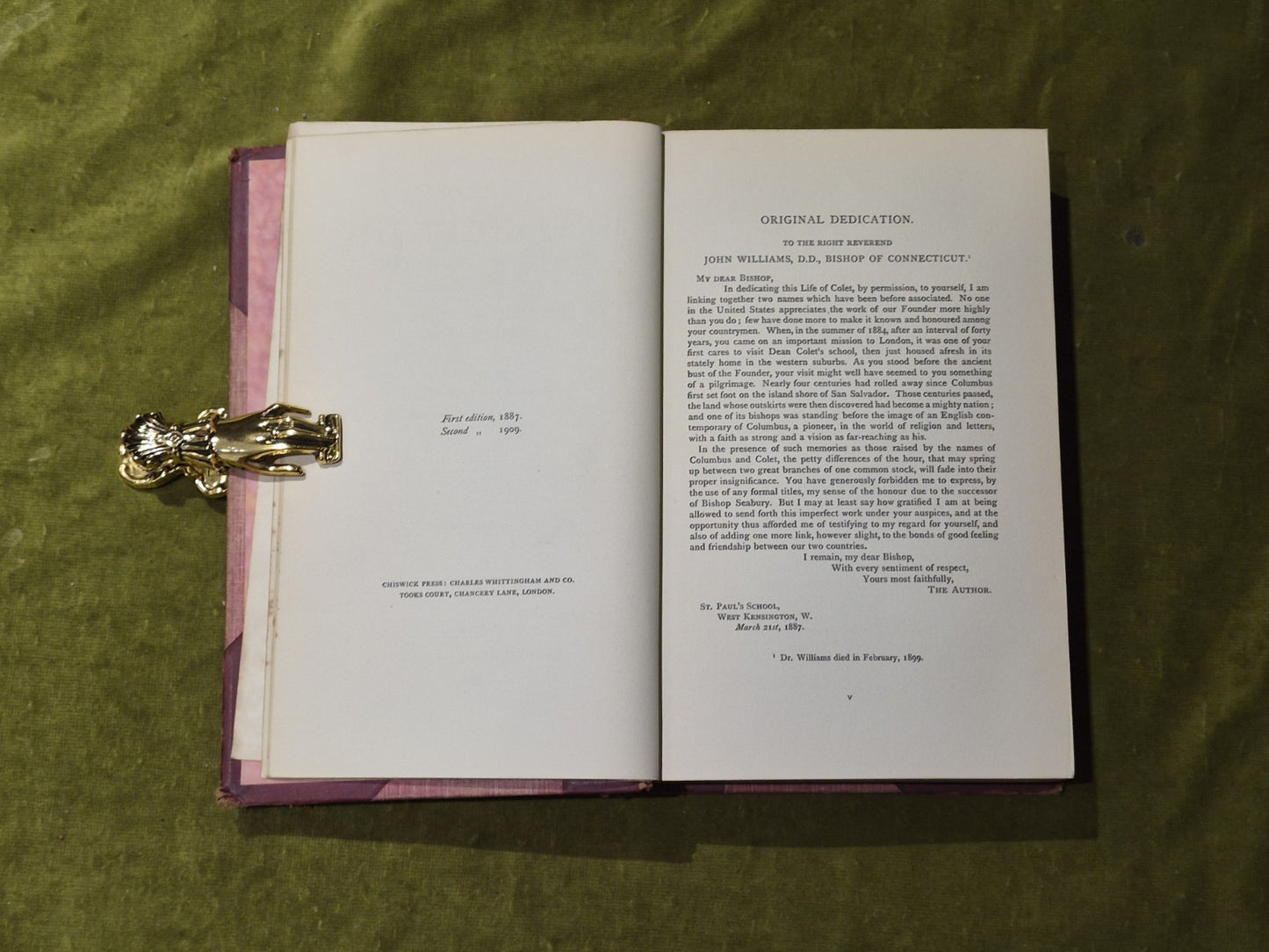 A Life Of John Colet D.D. - J H Lupton , George Bell And Sons, 19097