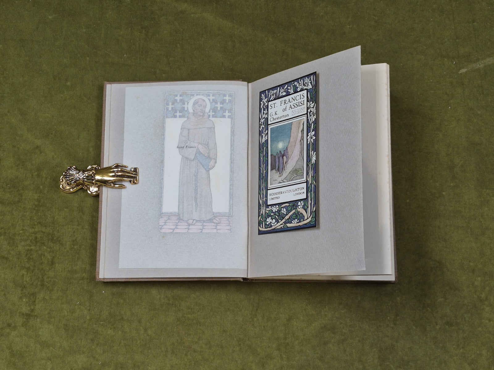 St. Francis of Assisi by G K Chesterton Hodder & Stoughton illus Cayley-Robinson4