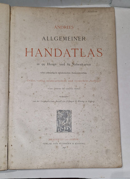 Andree’s Handatlas &  Diercke Welt Atlas6
