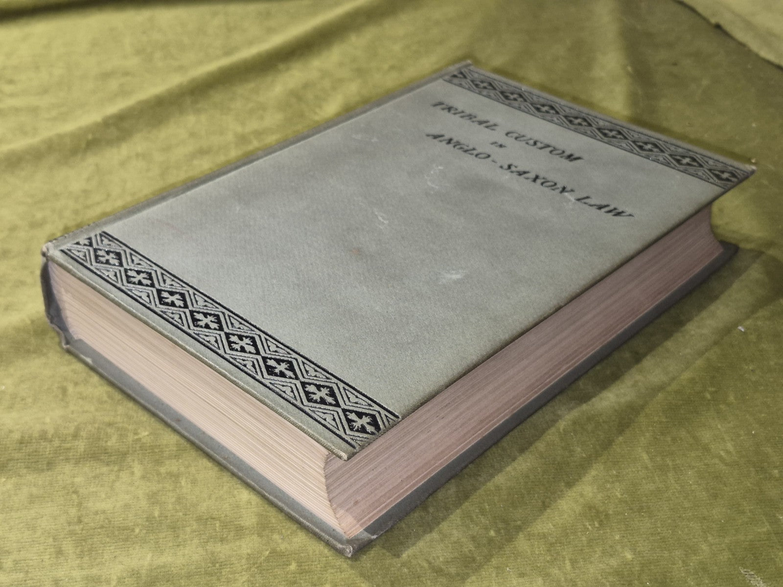 Tribal Custom in Anglo Saxon Law Frederic Seebohm 19113