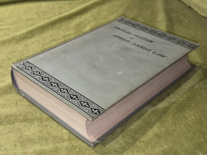 Tribal Custom in Anglo Saxon Law Frederic Seebohm 19113