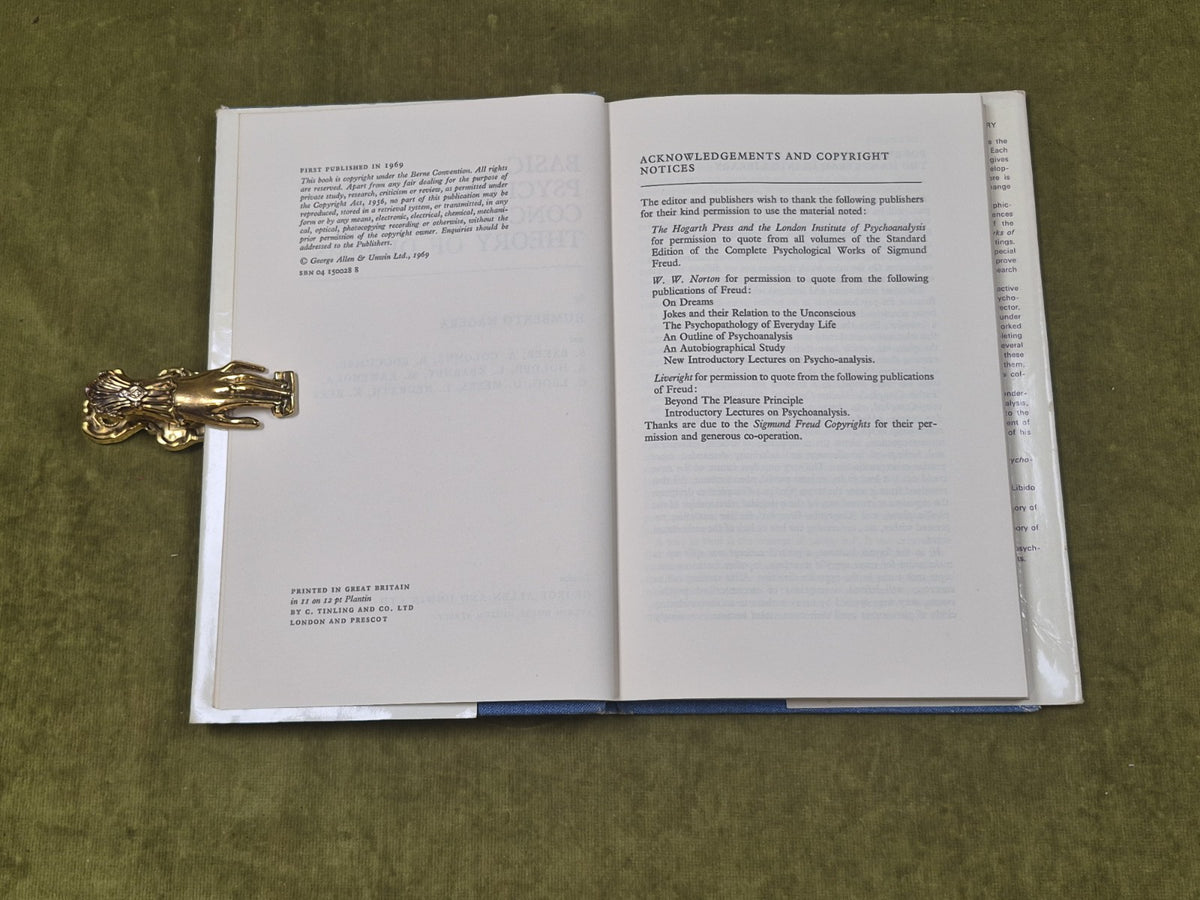 Basic Psychoanalytic Concepts on the Theory of Dreams - Humberto Nagera 19695