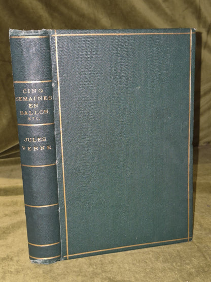 Jules Verne Cinq Semaines En Ballon Voyage Au Centre De La Terre 1872 Montaut0