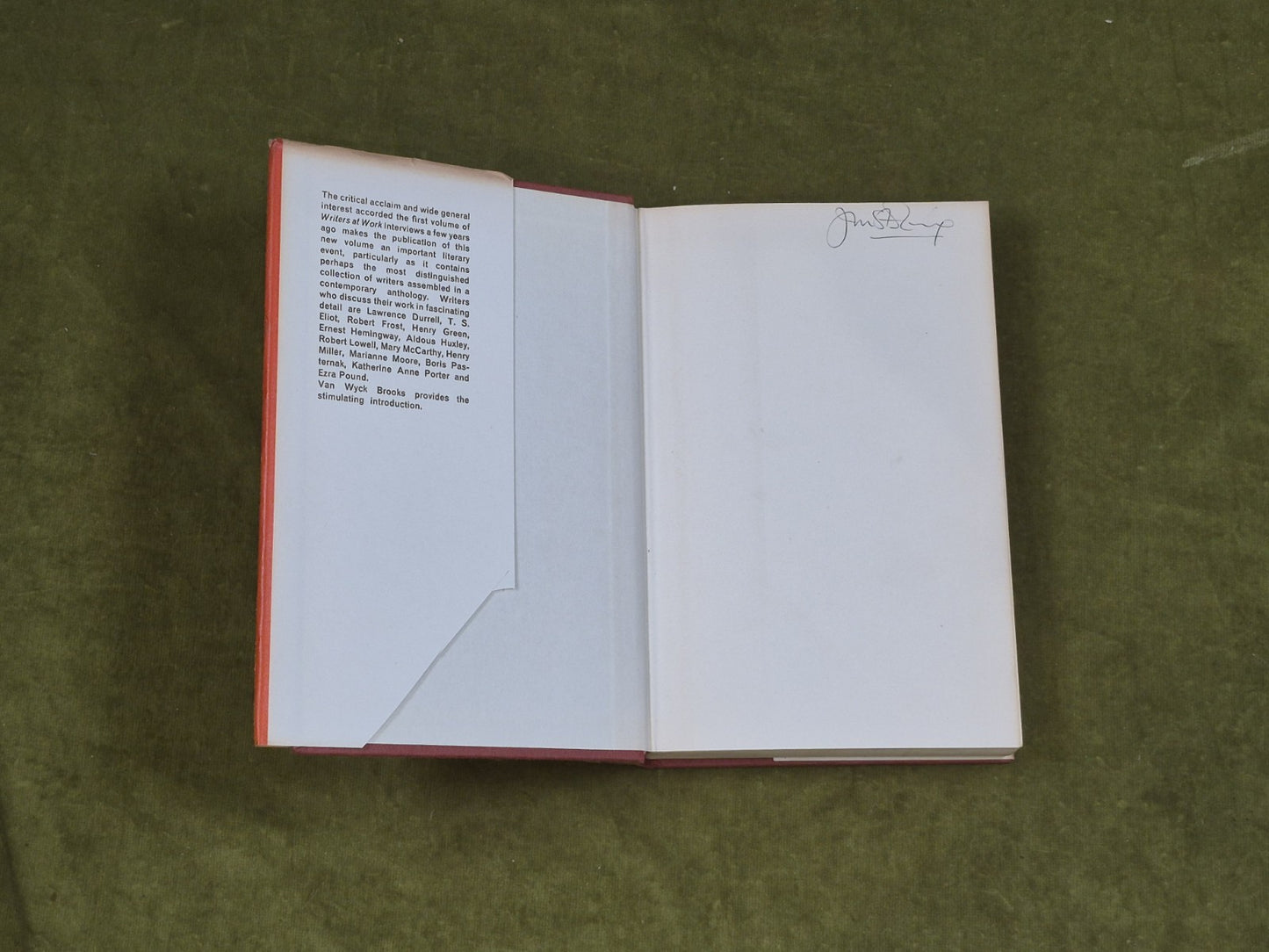 Writers at Work: The Paris Review Interviews, Second Series - Brooks, Van Wyck3