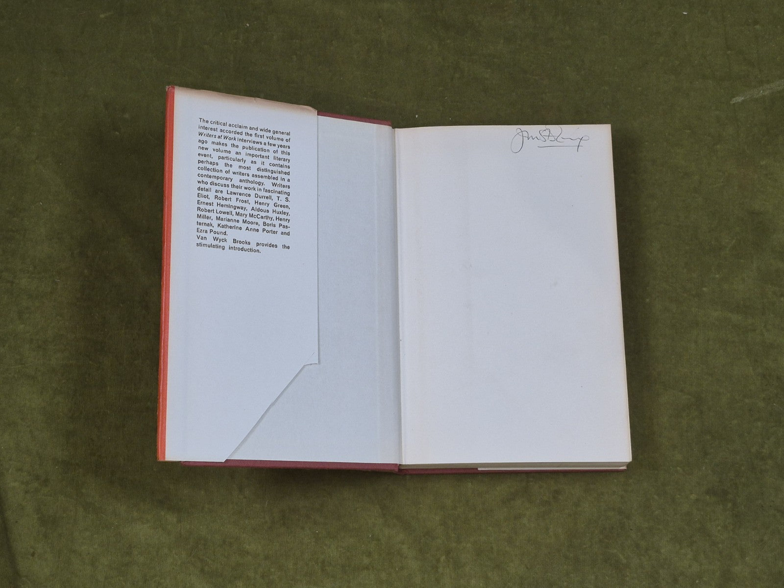 Writers at Work: The Paris Review Interviews, Second Series - Brooks, Van Wyck3