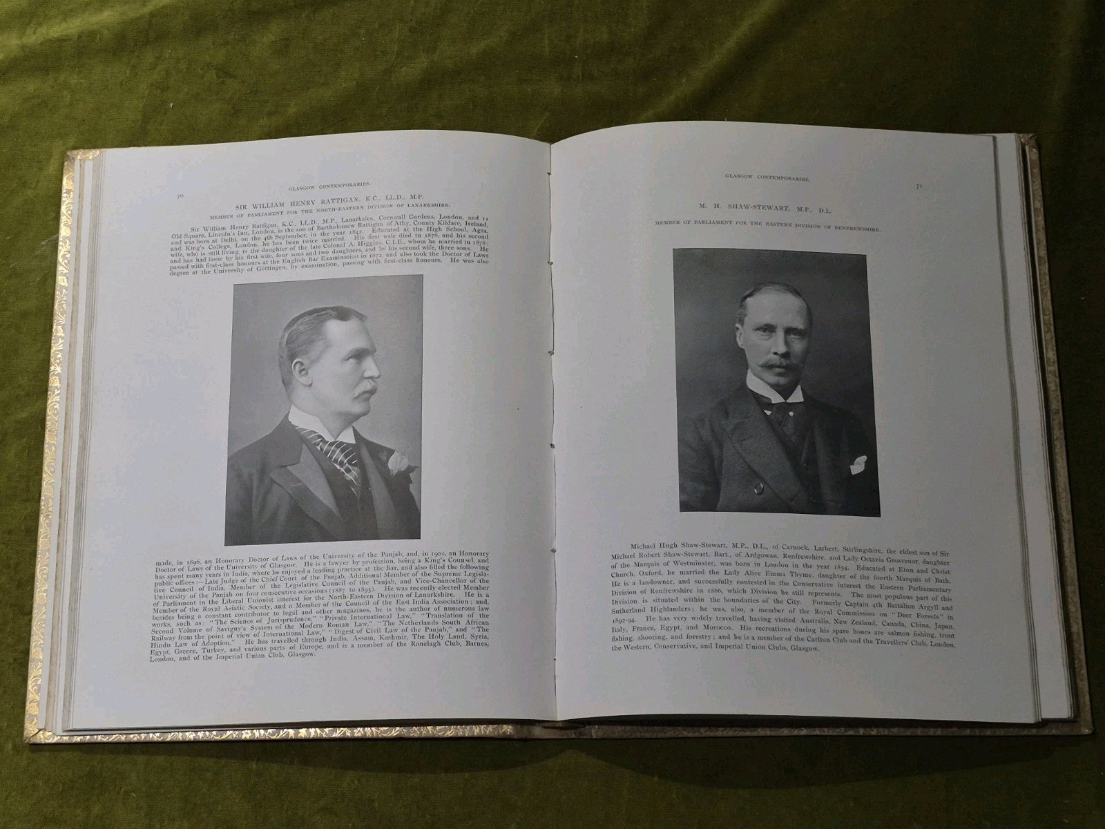 Glasgow Contemporaries At the Dawn of the XXth Century Large Gilded Vellum 19018
