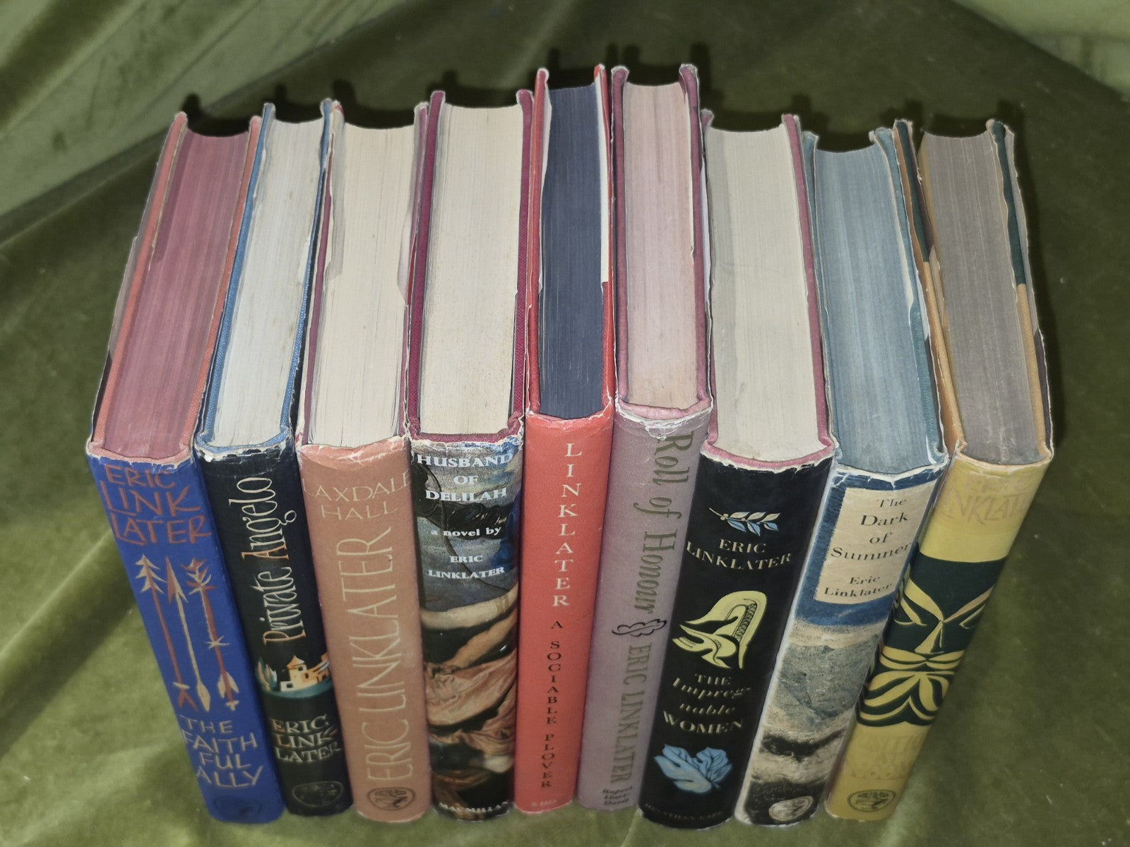 Eric Linklater First Editions Job Lot Dustjackets 2
