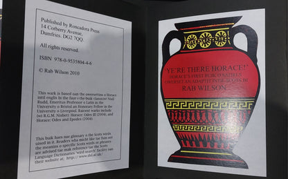 Rab Wilson 'Ye're There Horace. Limited Edition, Scots Poetry Collectable, Boxed3