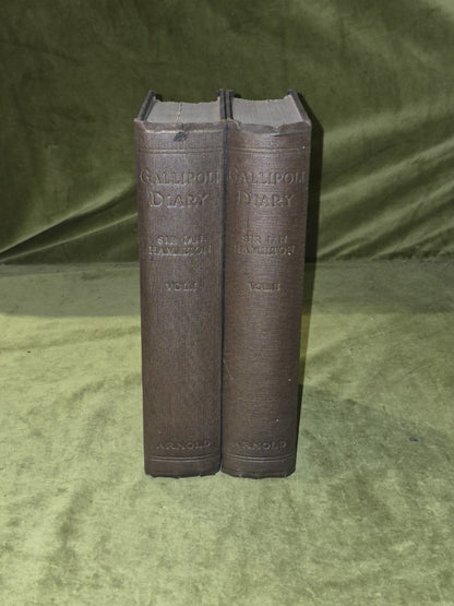 Gallipoli Diary Volumes 1 & 2 - Sir Ian Hamilton , Edward Arnold 19200