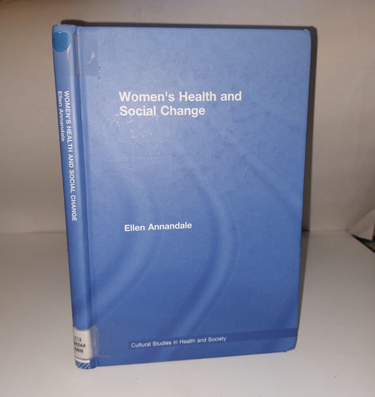 Women's Health and Social Change by Ellen Annandale (Hardcover, 2009)0
