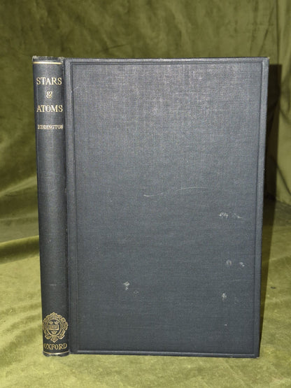 Stars and Atoms by Arthur Eddington Oxford 1927 1st ed EINSTEIN0