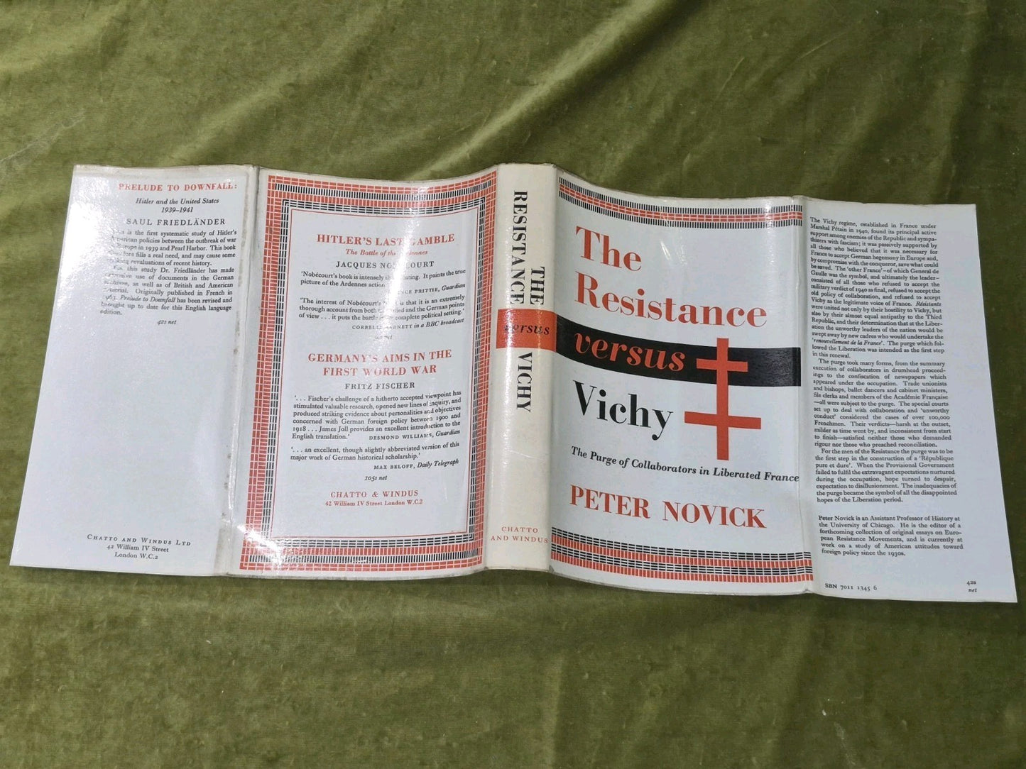 THE RESISTANCE VERSUS VICHY Purge of Collaborators in LIBERATED FRANCE 1940-19463