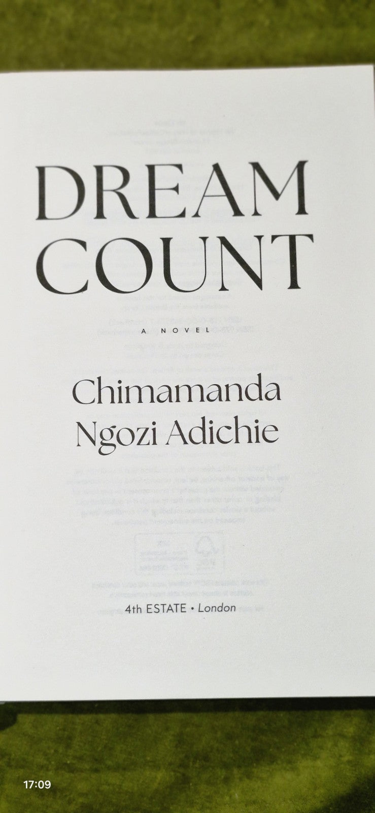SIGNED 1st Edition Dream Count by Chimamanda Ngozi Adichie New Hardback 20254