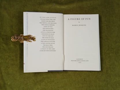 Robin Jenkins - A Figure of Fun 1974 Gollancz 1st Edition HB DJ3
