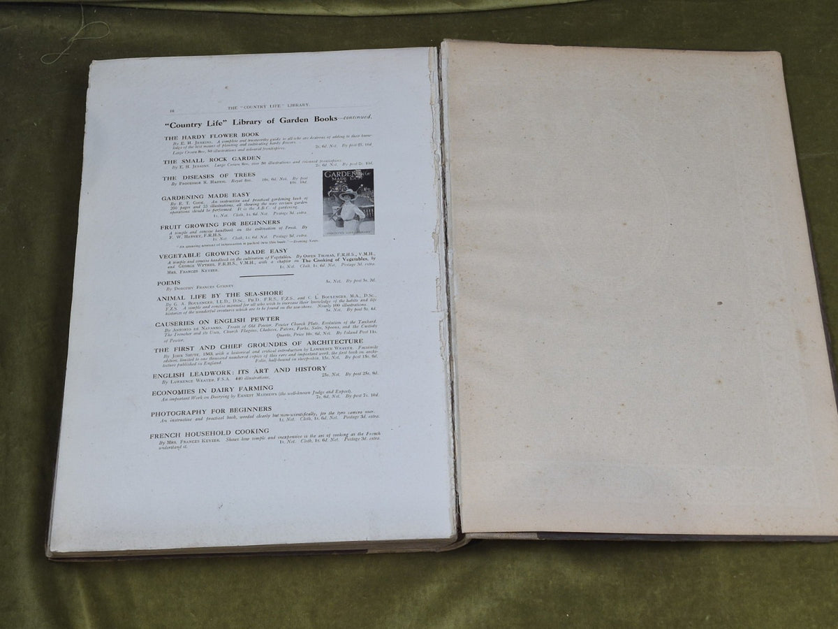 Houses and Gardens by E.L. Lutyens Weaver, Lawrence 1914 reprint Hardback8